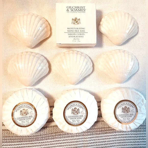 9 BARS Gilchrist & Soames Luxury Wrapped Soap Bundle. Great Gift or for Guests! - Picture 3 of 15